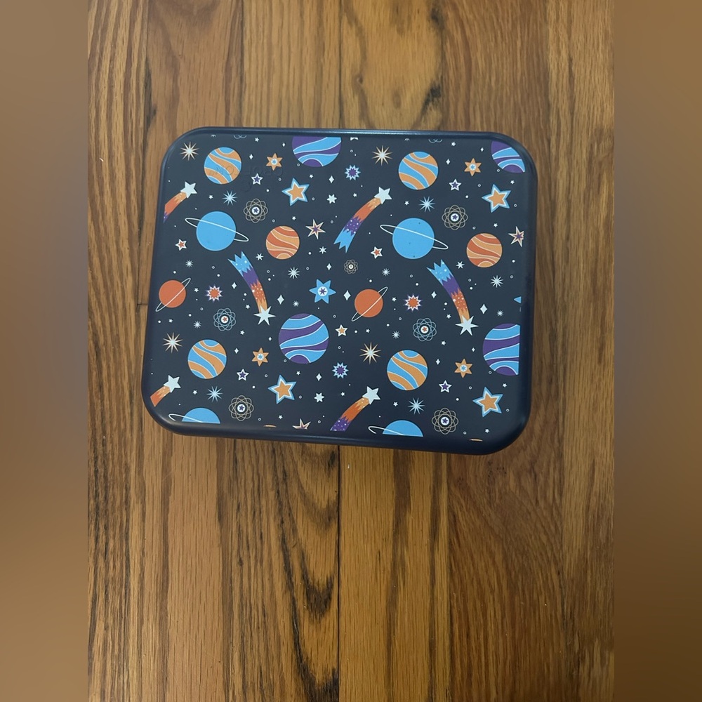 Crofton Blue Space Patterned Bento Box - Super Convenient for School/Work